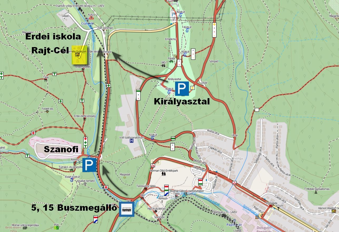 Parkolási lehetőségek